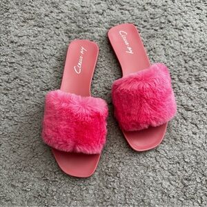 Circus by Sam Edelman Everette Cozy Jelly Sandals Pink Womens 5